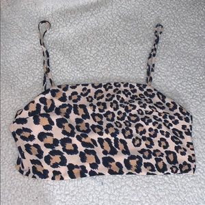 Cheetah crop top